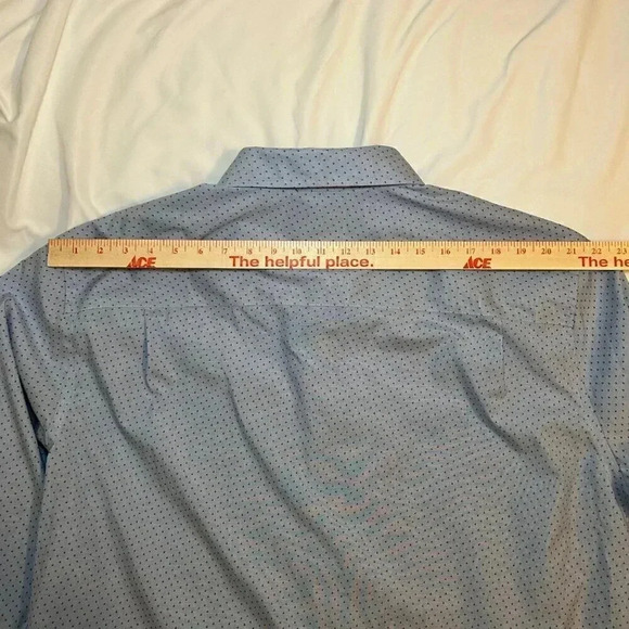 Fairlane Size XXL Short Non Iron Stretch Men’s Long Sleeve Shirt Business Office - Picture 15 of 15